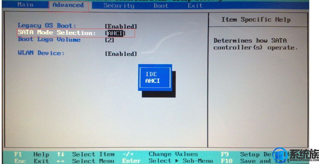 重装win7系统联想bios设置硬盘模式的方法教程